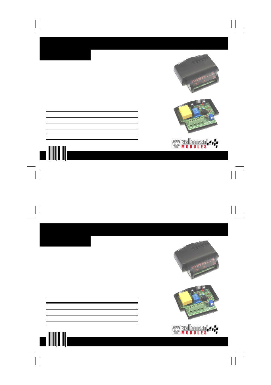 Vm133, Energy saver module | Velleman VM133 User Manual | Page 24 / 24