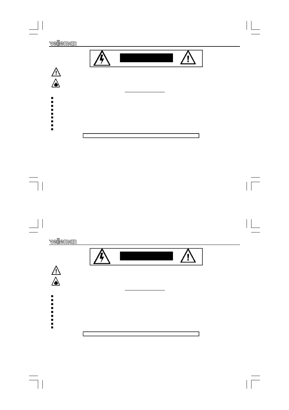Velleman VM133 User Manual | Page 3 / 24