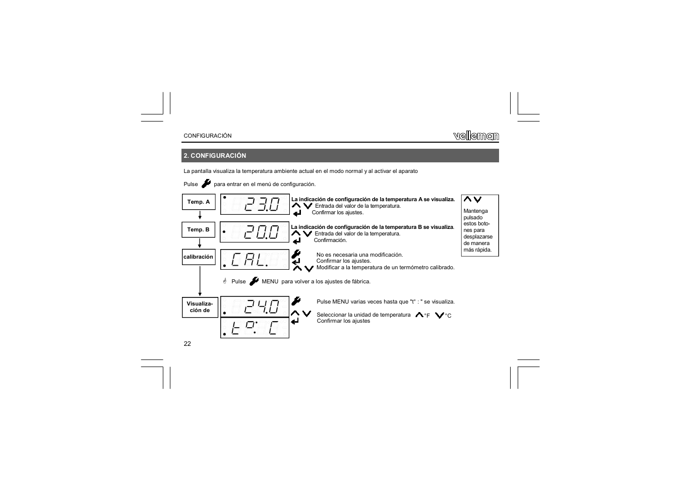 Velleman VM148 User Manual | Page 22 / 24