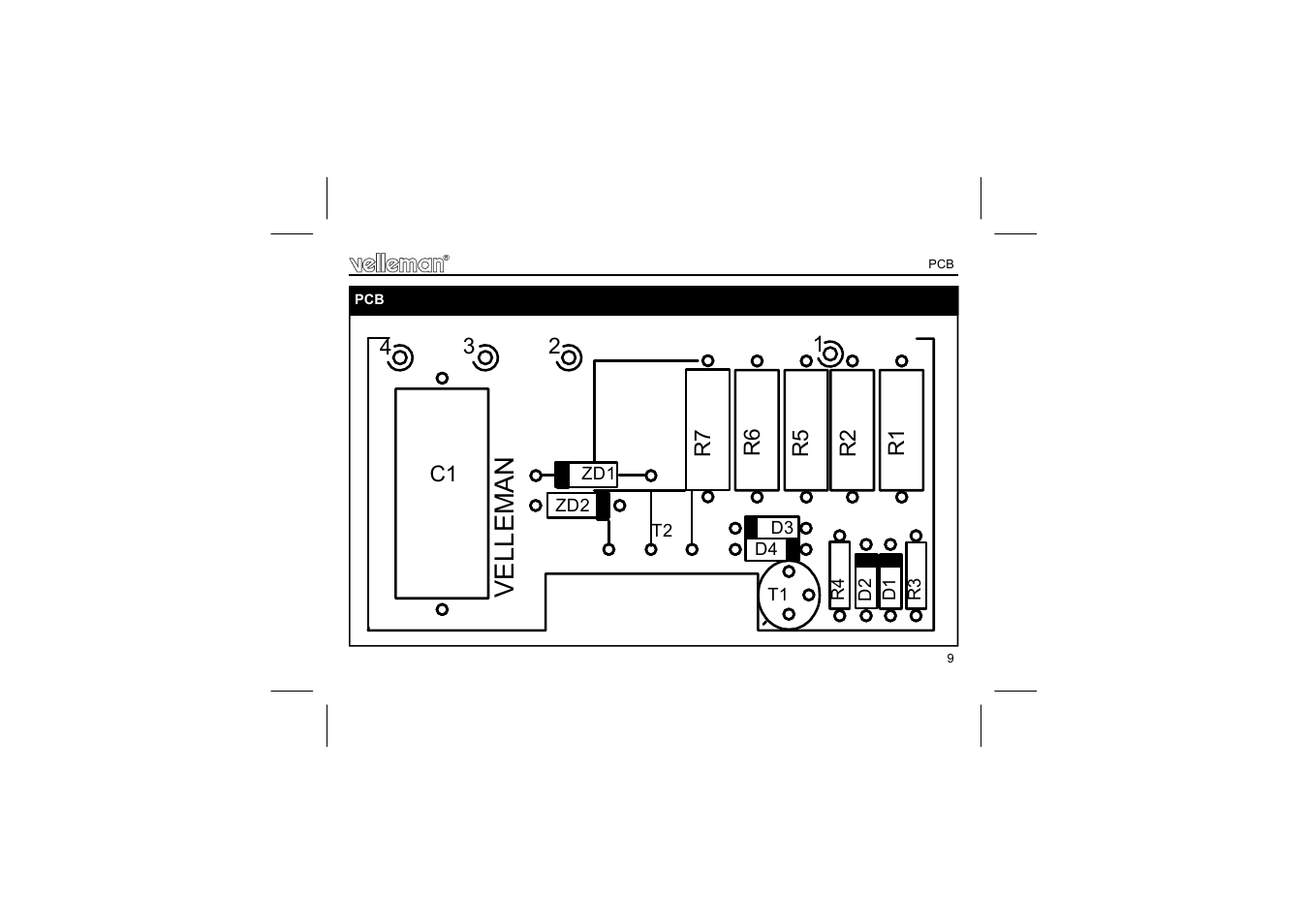 Velleman projects K2543 Assembly instructions User Manual | Page 9 / 12