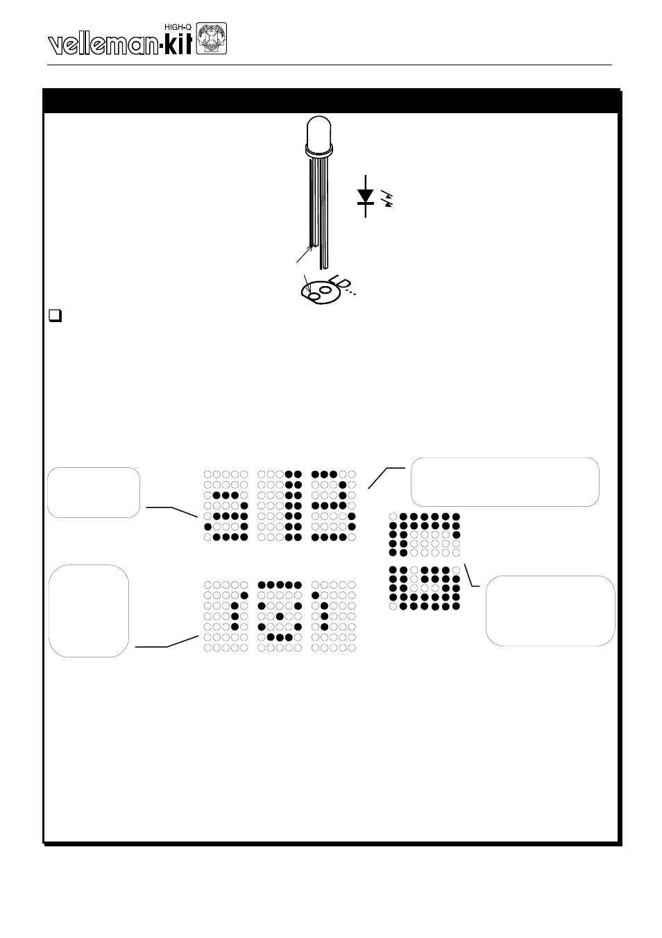Leds, Some examples | Velleman projects K5600R Assembly instructions User Manual | Page 8 / 14