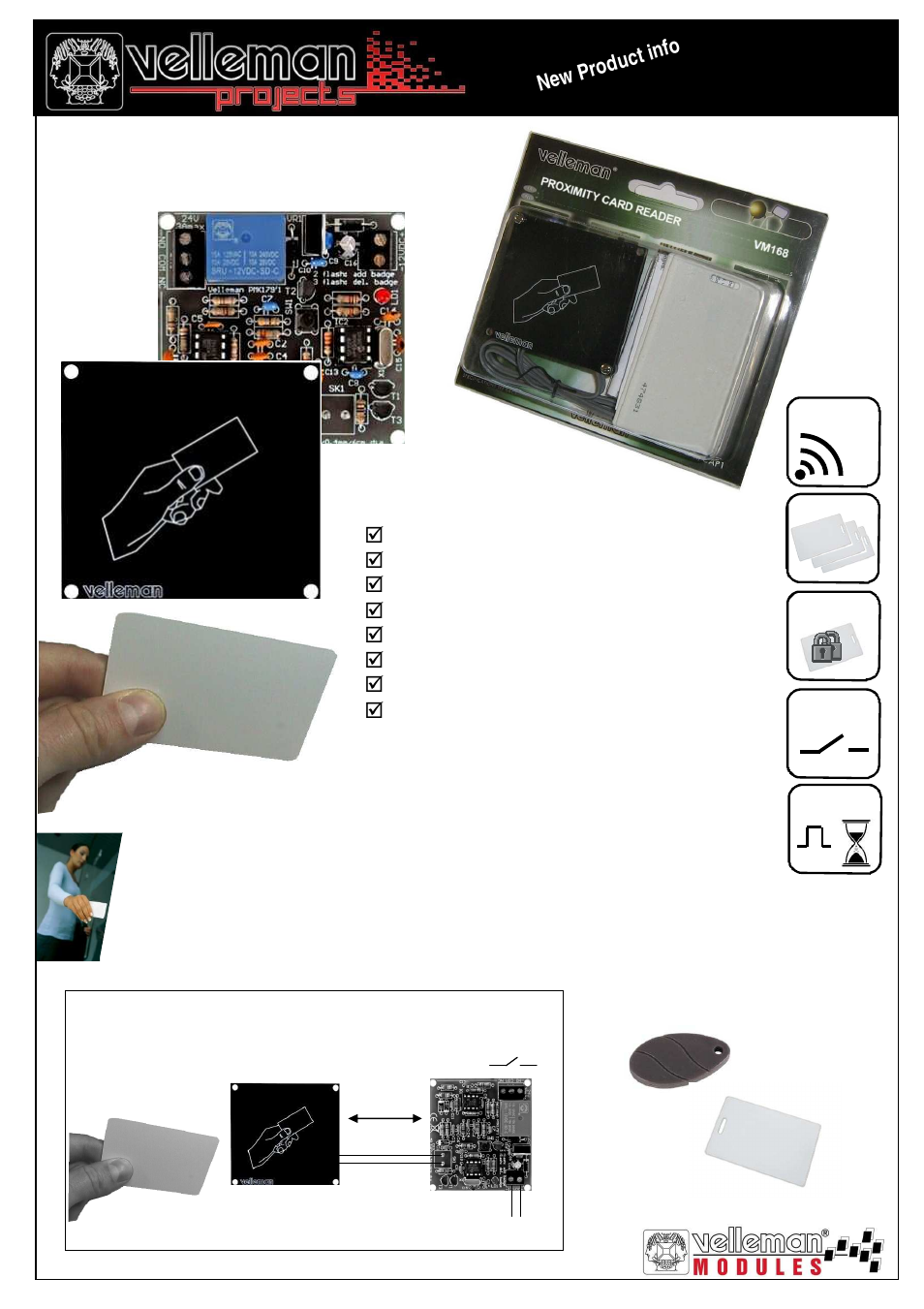 Velleman projects VM179 Datasheet User Manual | 1 page