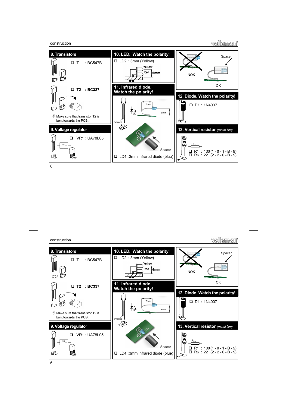 Velleman К8092 User Manual | Page 6 / 12