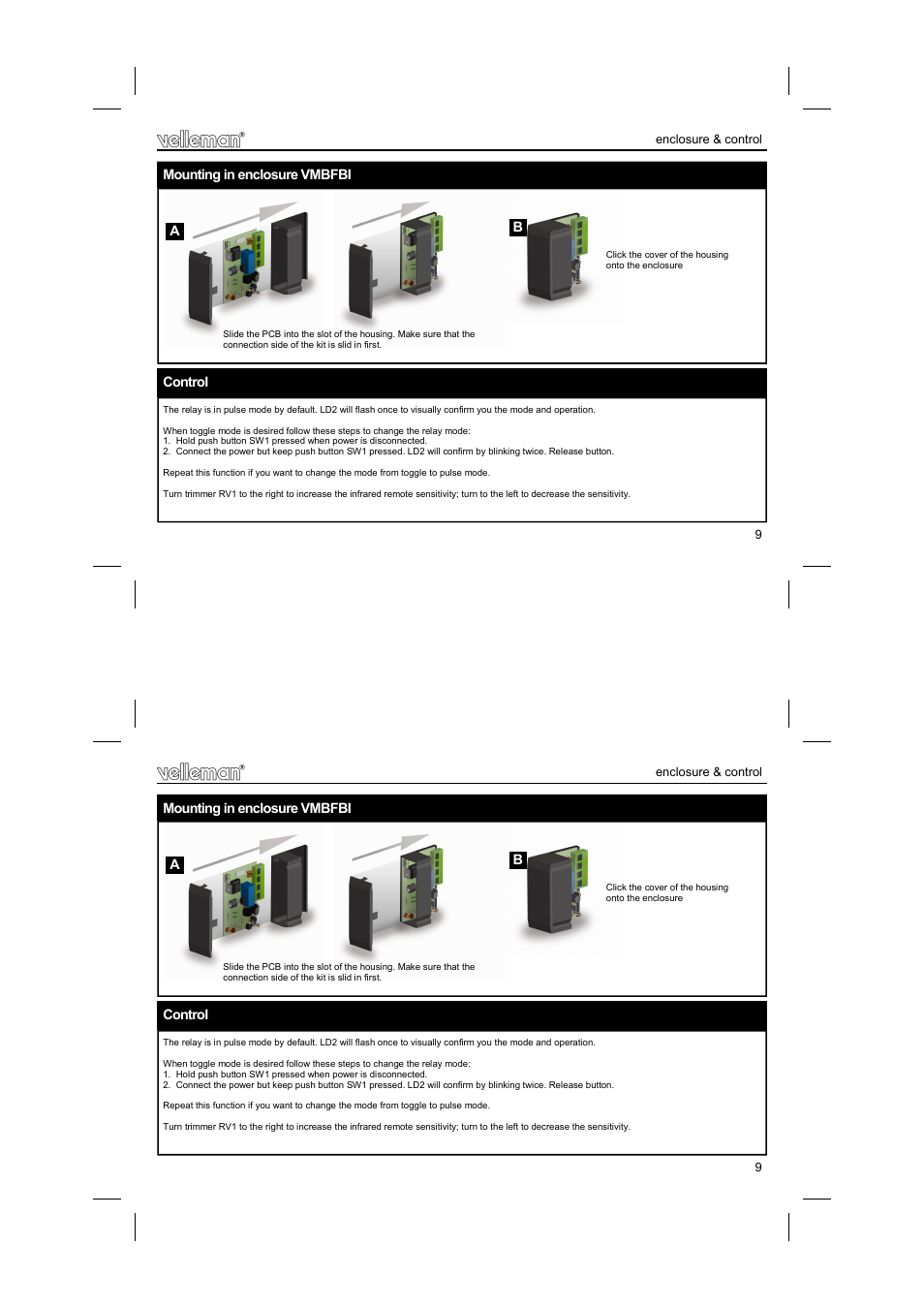 Velleman К8092 User Manual | Page 9 / 12