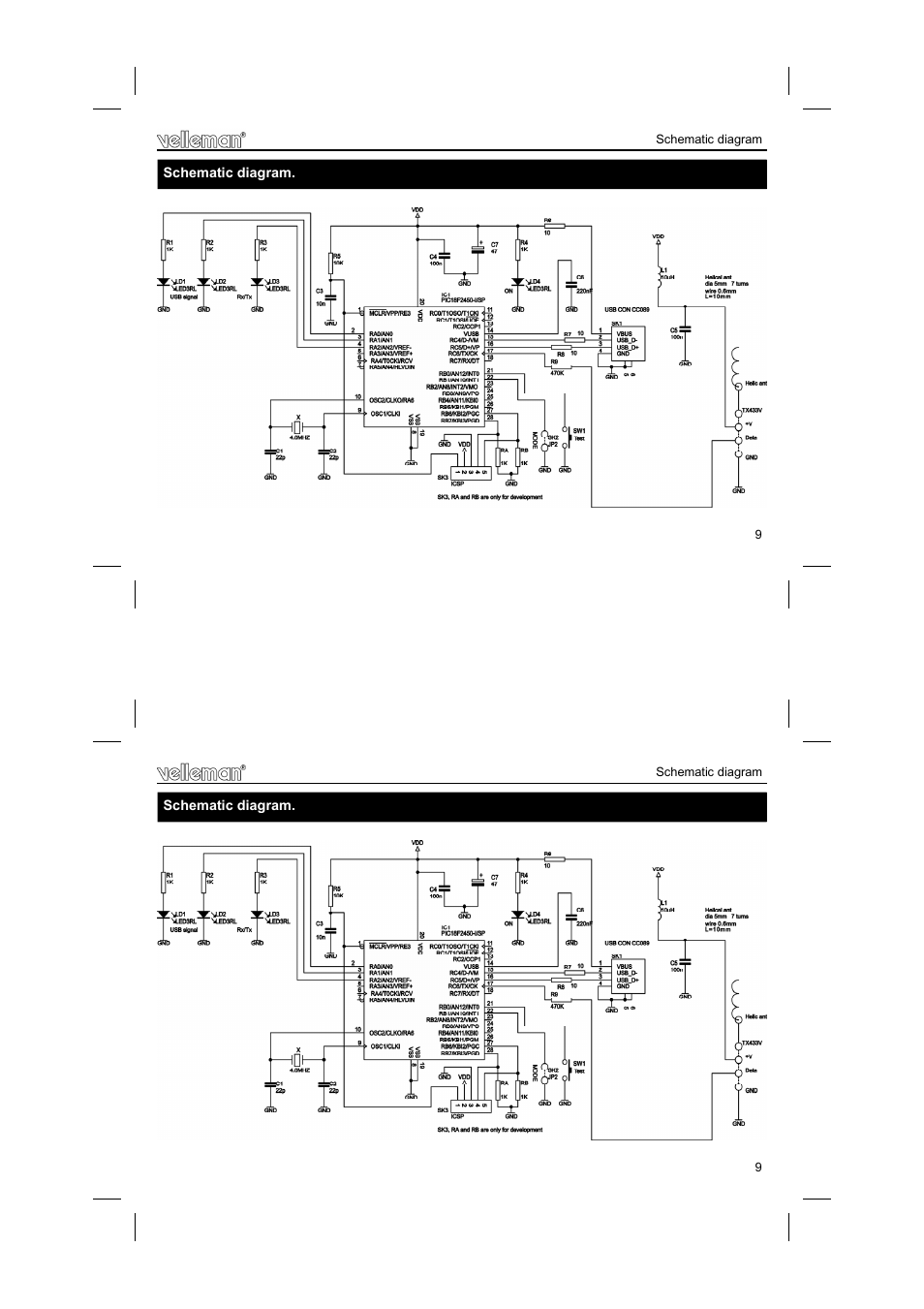 Velleman К8074 User Manual | Page 9 / 12