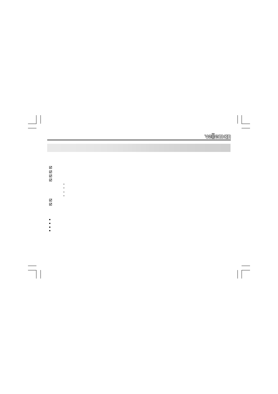 Velleman VM122 User Manual | Page 20 / 44