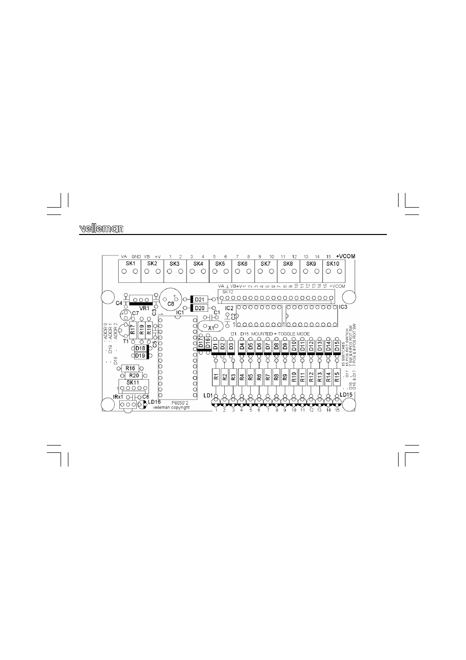 Velleman VM122 User Manual | Page 43 / 44