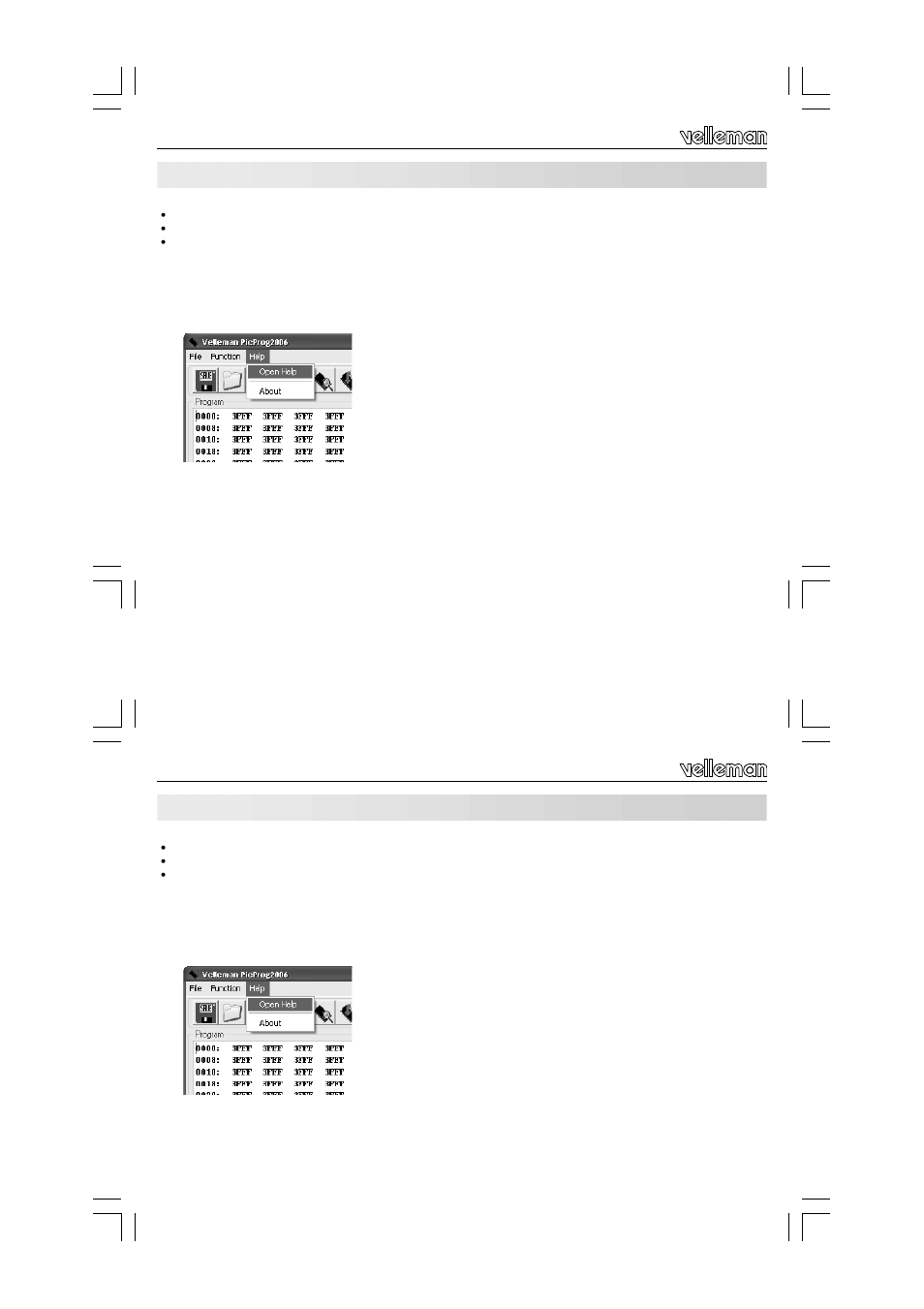 Velleman VM134 User Manual | Page 6 / 24