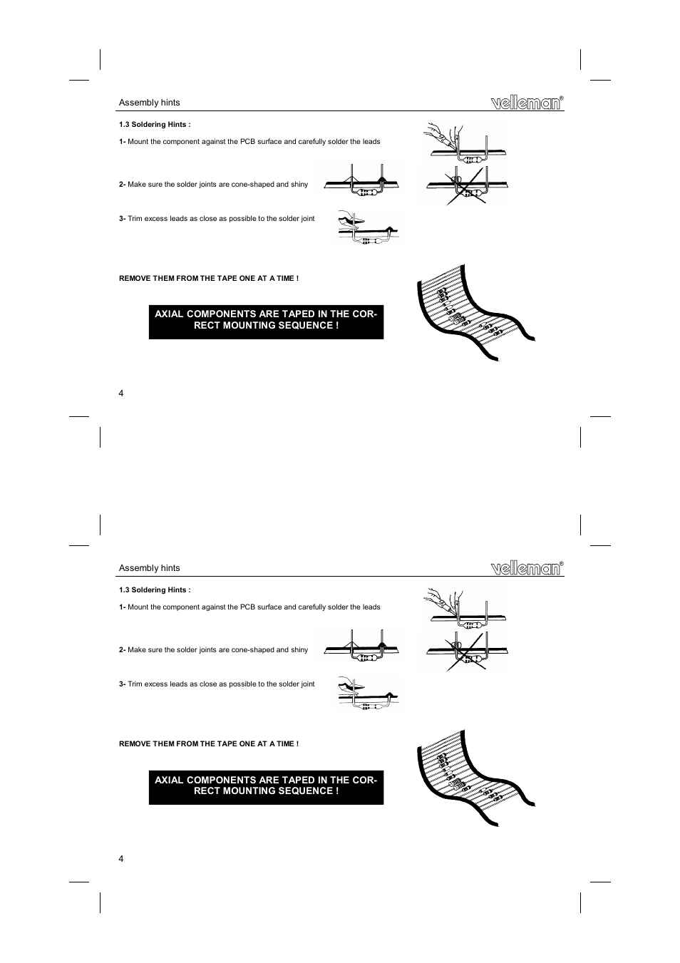 Velleman projects K2572 Assembly instructions User Manual | Page 4 / 8