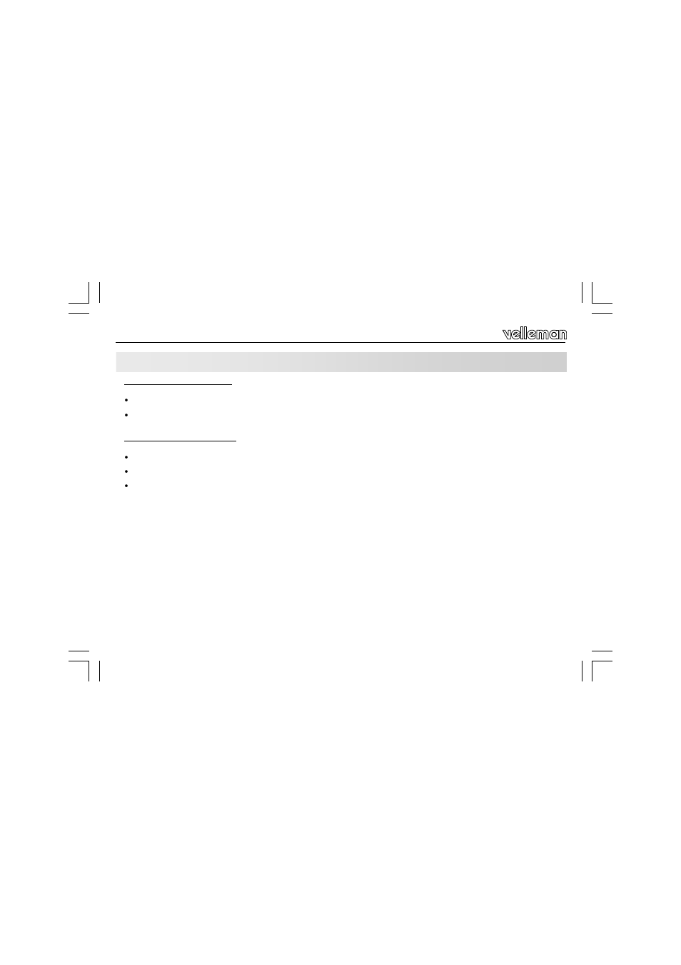 Velleman VM121 User Manual | Page 12 / 32