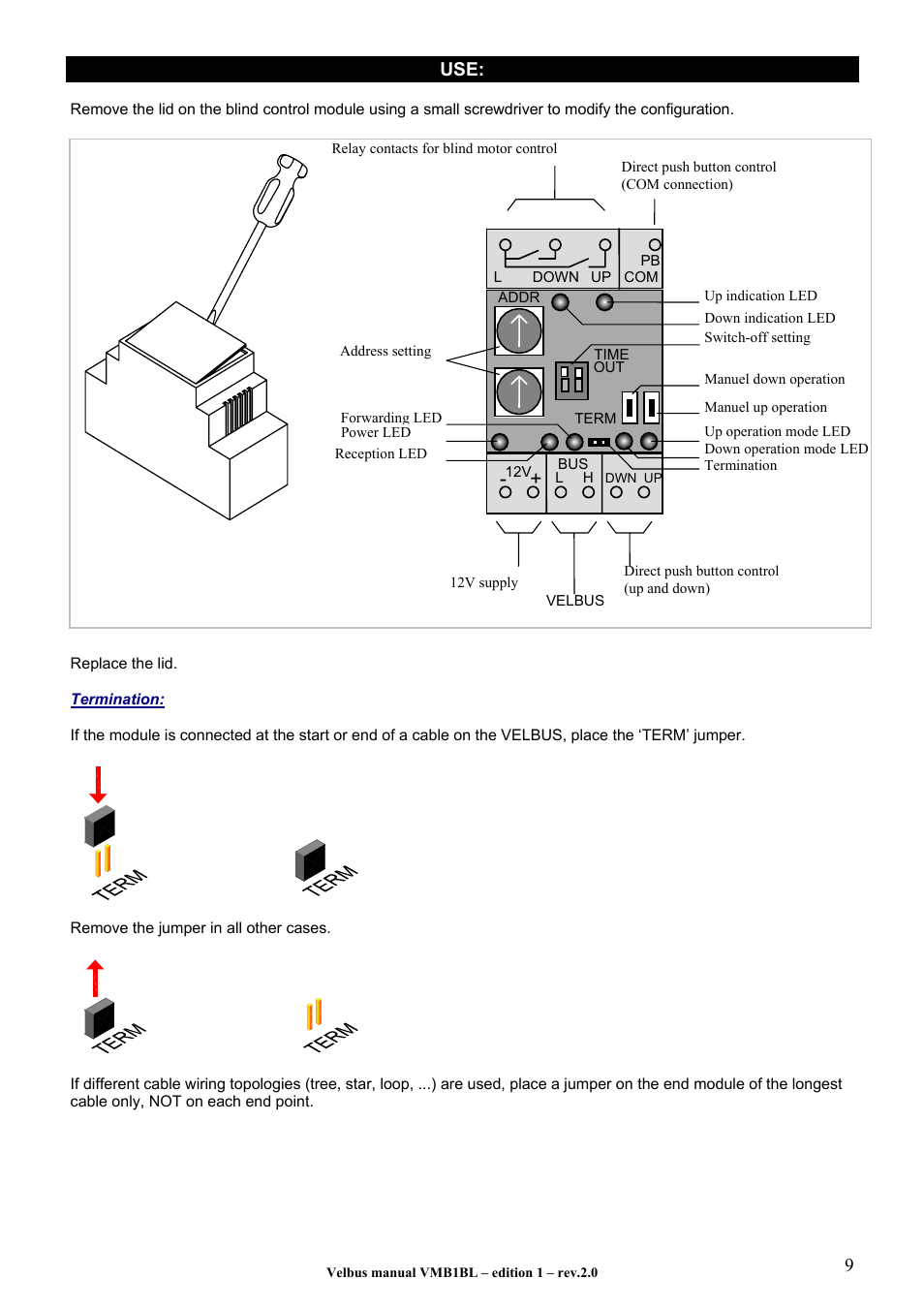 Velleman VMB1BL User Manual | Page 9 / 12