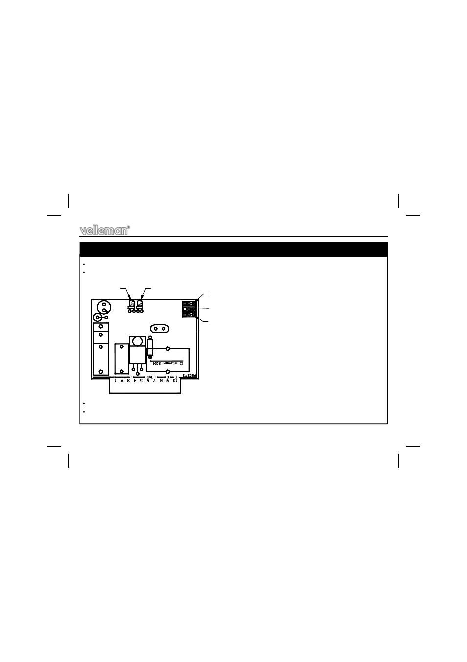 Velleman projects K8037 Assembly instructions User Manual | Page 9 / 16