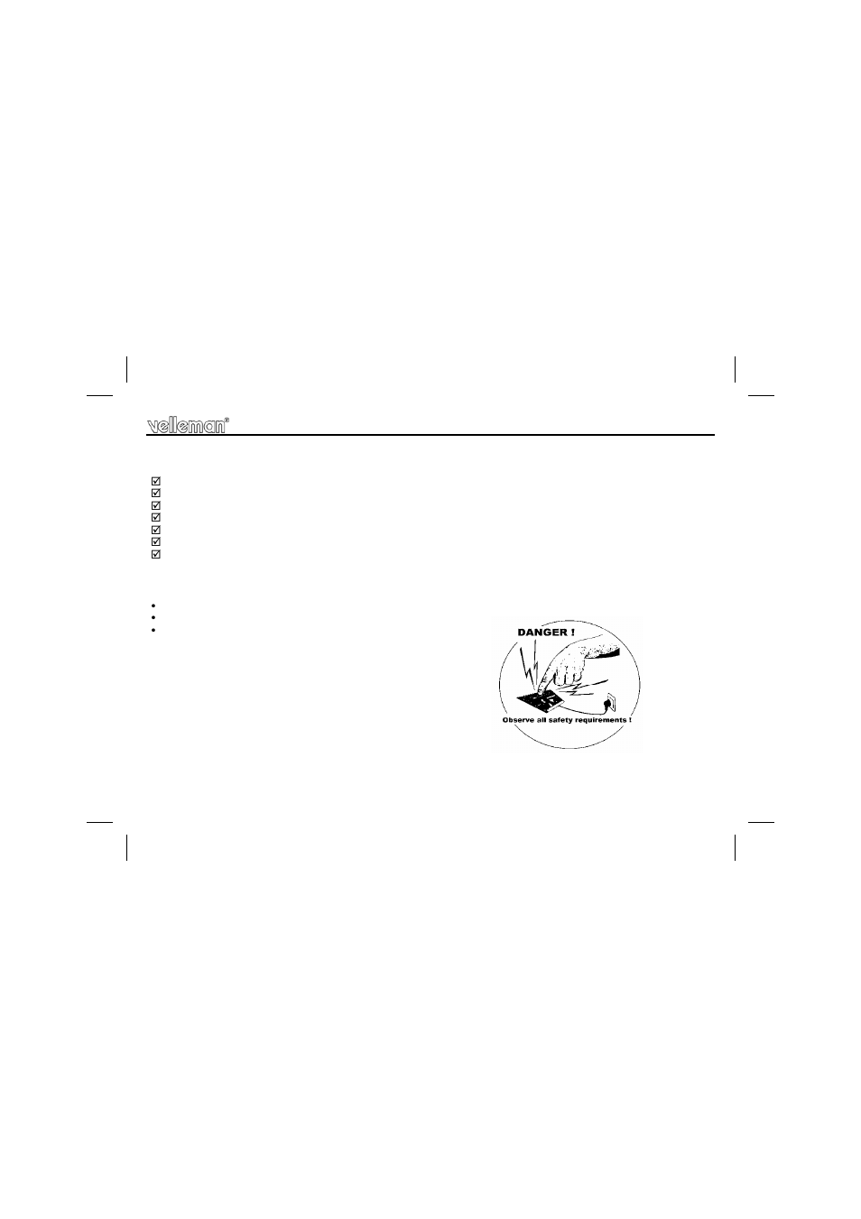 Velleman projects K8008 Assembly instructions User Manual | Page 3 / 16