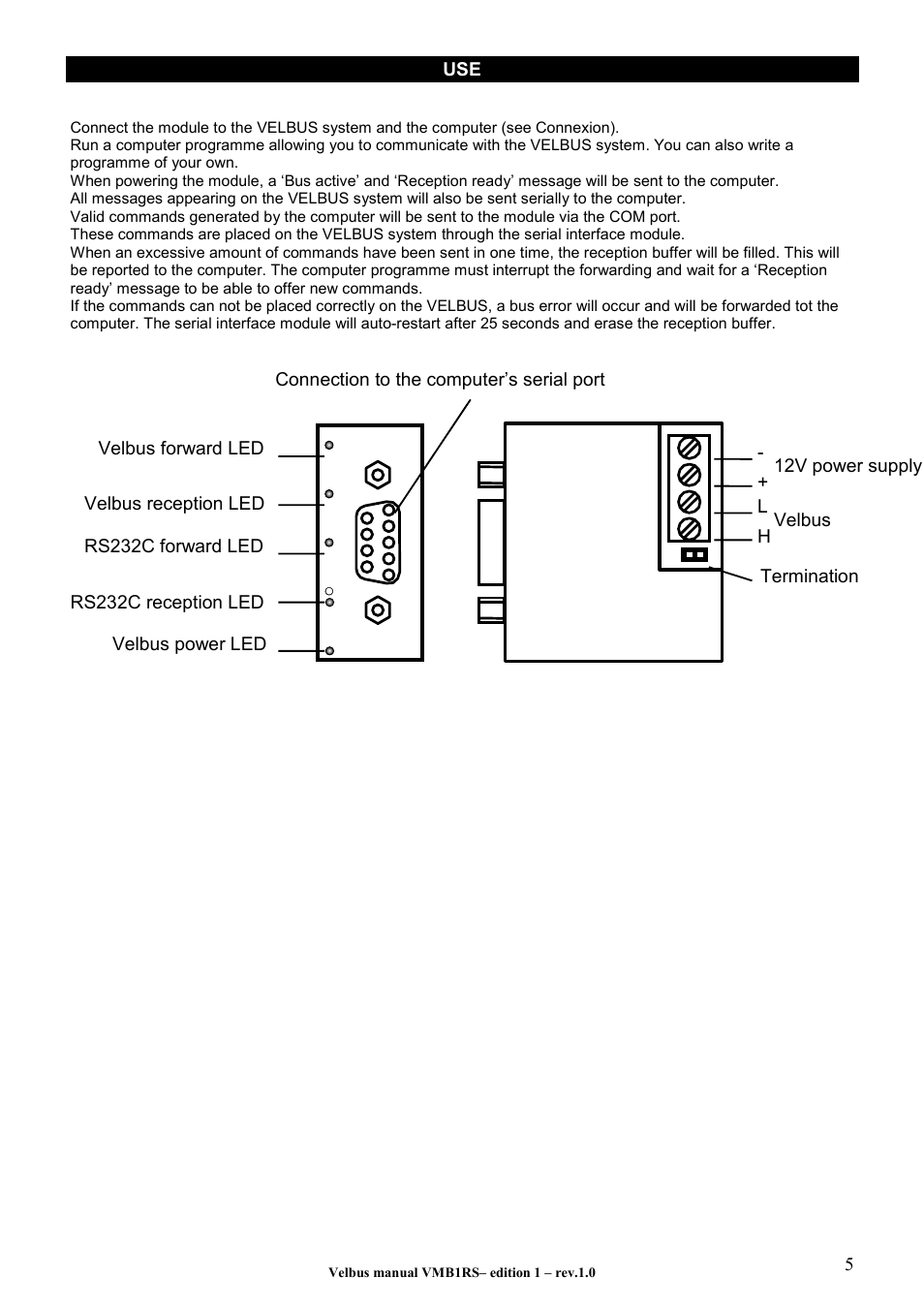 Velleman VMB1RS User Manual | Page 5 / 6