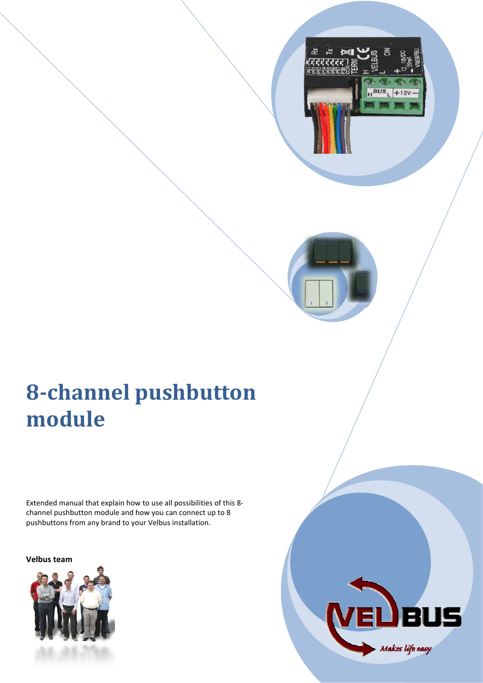 Velleman VMB8PB User Manual | 16 pages
