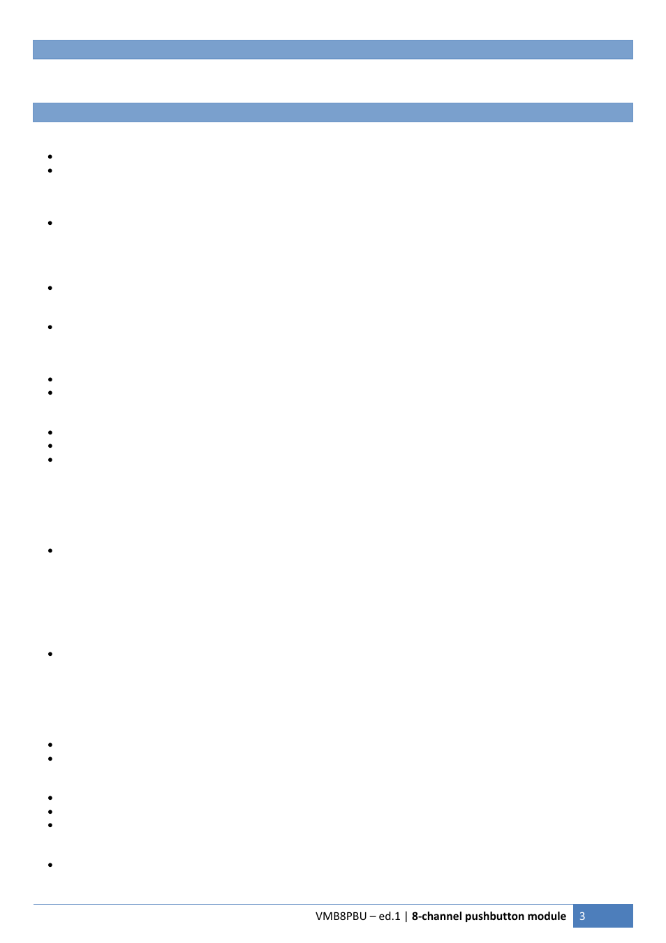 Velleman VMB8PB User Manual | Page 3 / 16