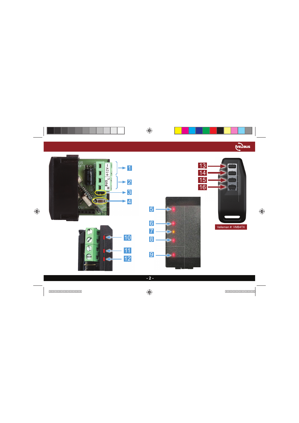 Velleman VMB4RF User Manual | Page 2 / 8
