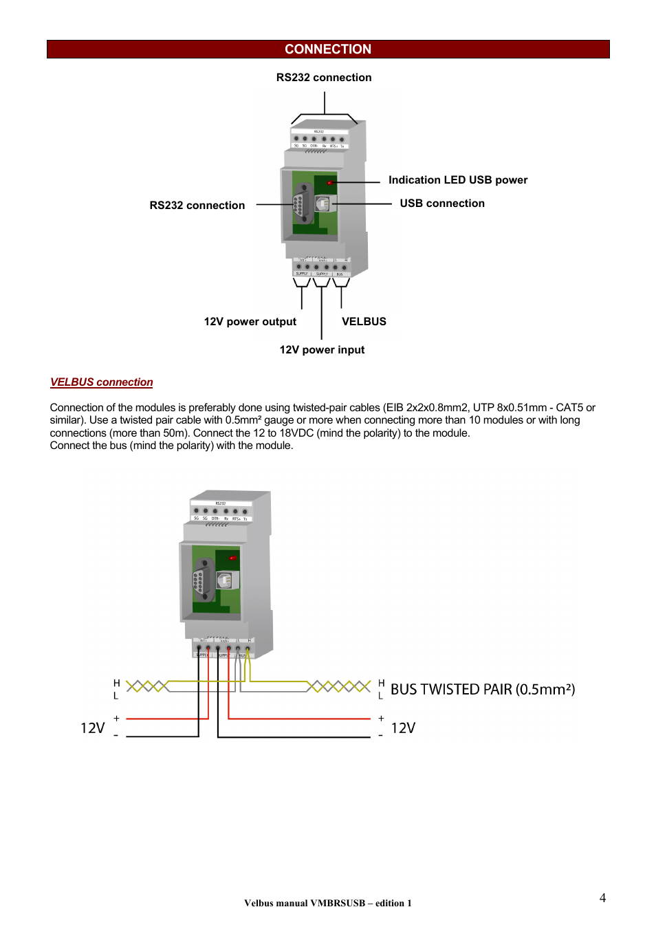 Velleman VMBRSUSB User Manual | Page 4 / 8