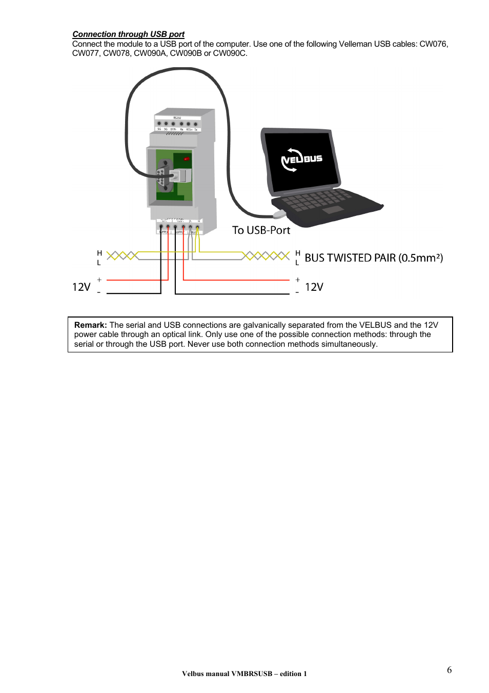 Velleman VMBRSUSB User Manual | Page 6 / 8