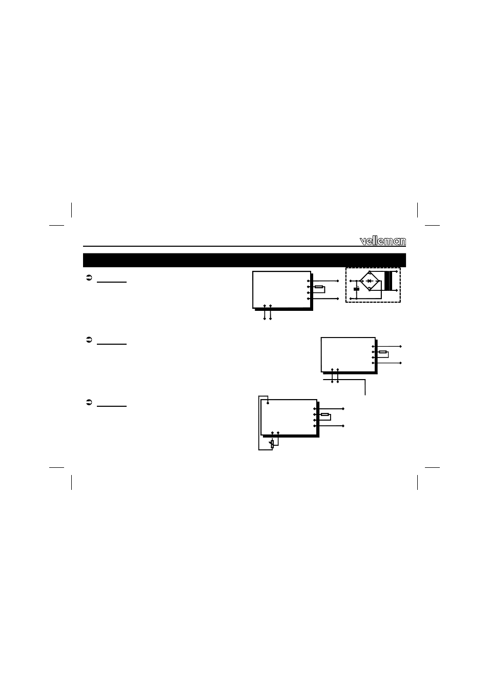 Different configurations | Velleman projects K8004 Assembly instructions User Manual | Page 8 / 12