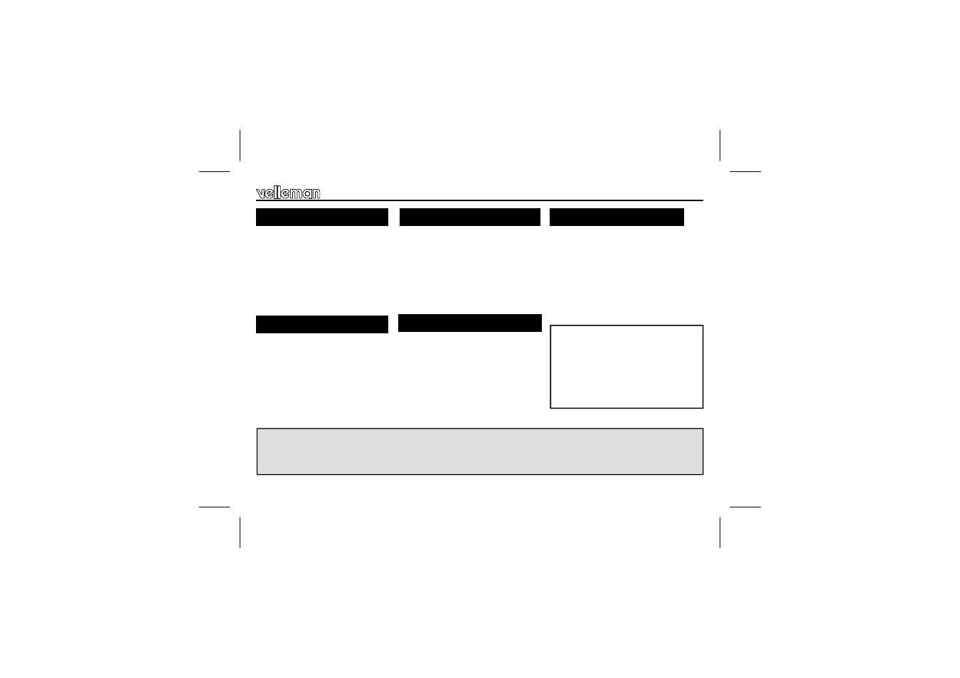 Velleman VM152 User Manual | Page 3 / 20