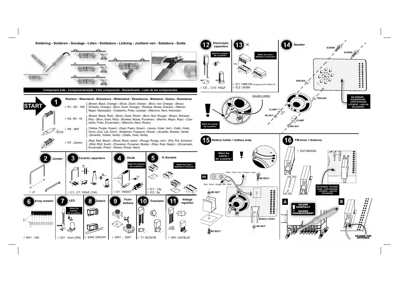 Velleman MK194 User Manual | 1 page