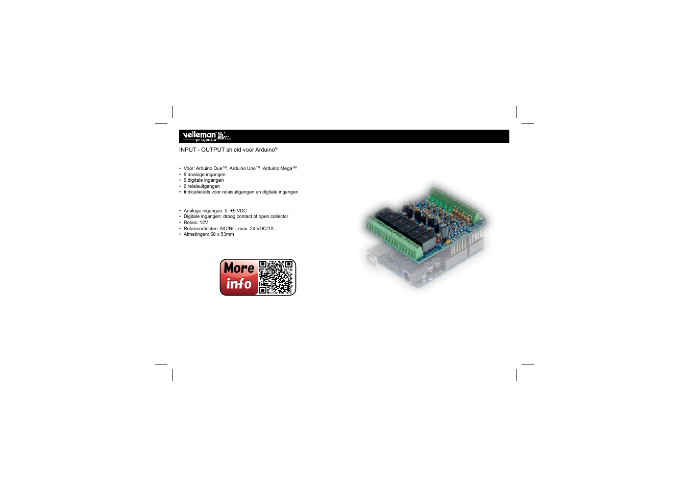 Velleman Кa05 User Manual | Page 3 / 12