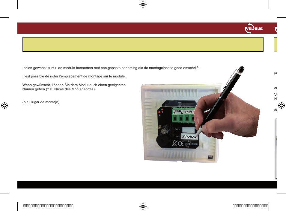 Assembly - samenbouw - montage - montage - montaje, Kitchen | Velleman VMBGPTCB User Manual | Page 6 / 12