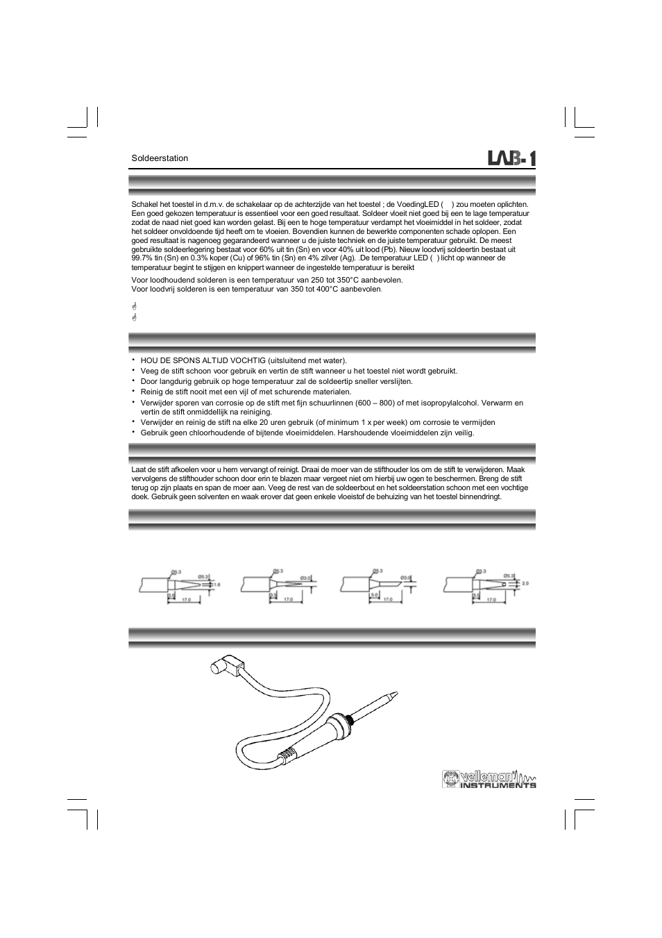 Velleman LAB1 User Manual | Page 26 / 64