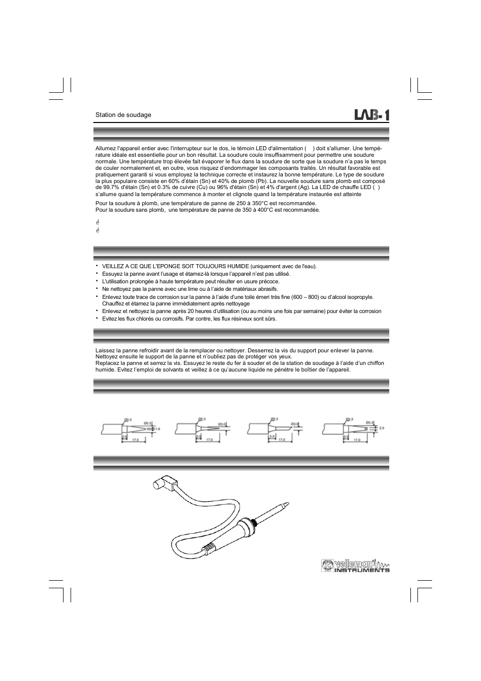 Velleman LAB1 User Manual | Page 38 / 64