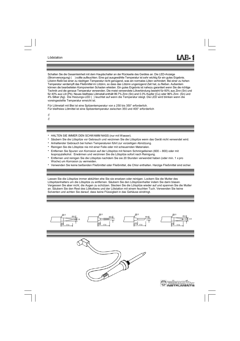 Velleman LAB1 User Manual | Page 50 / 64