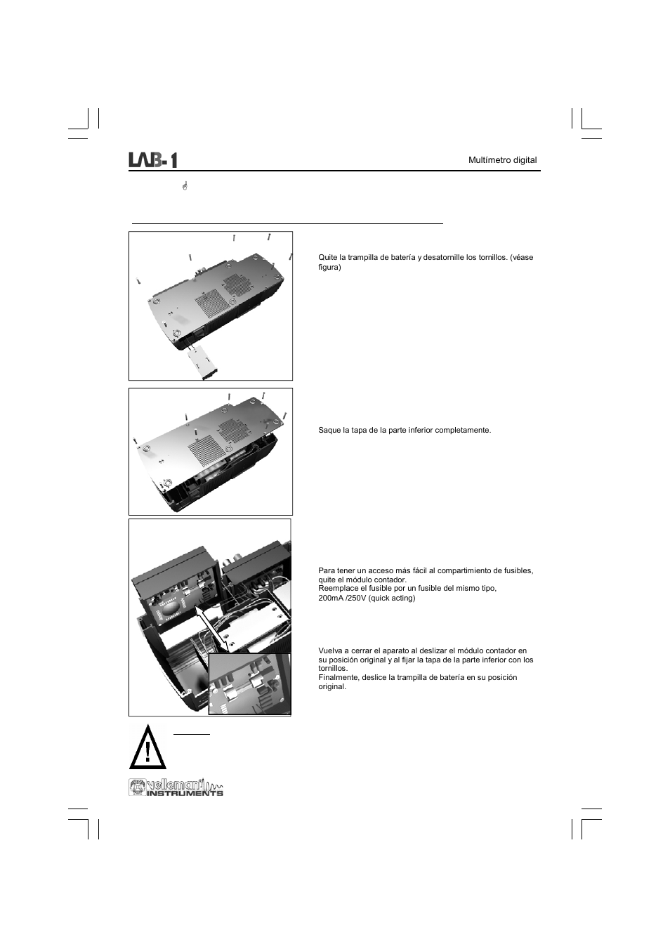 Velleman LAB1 User Manual | Page 59 / 64