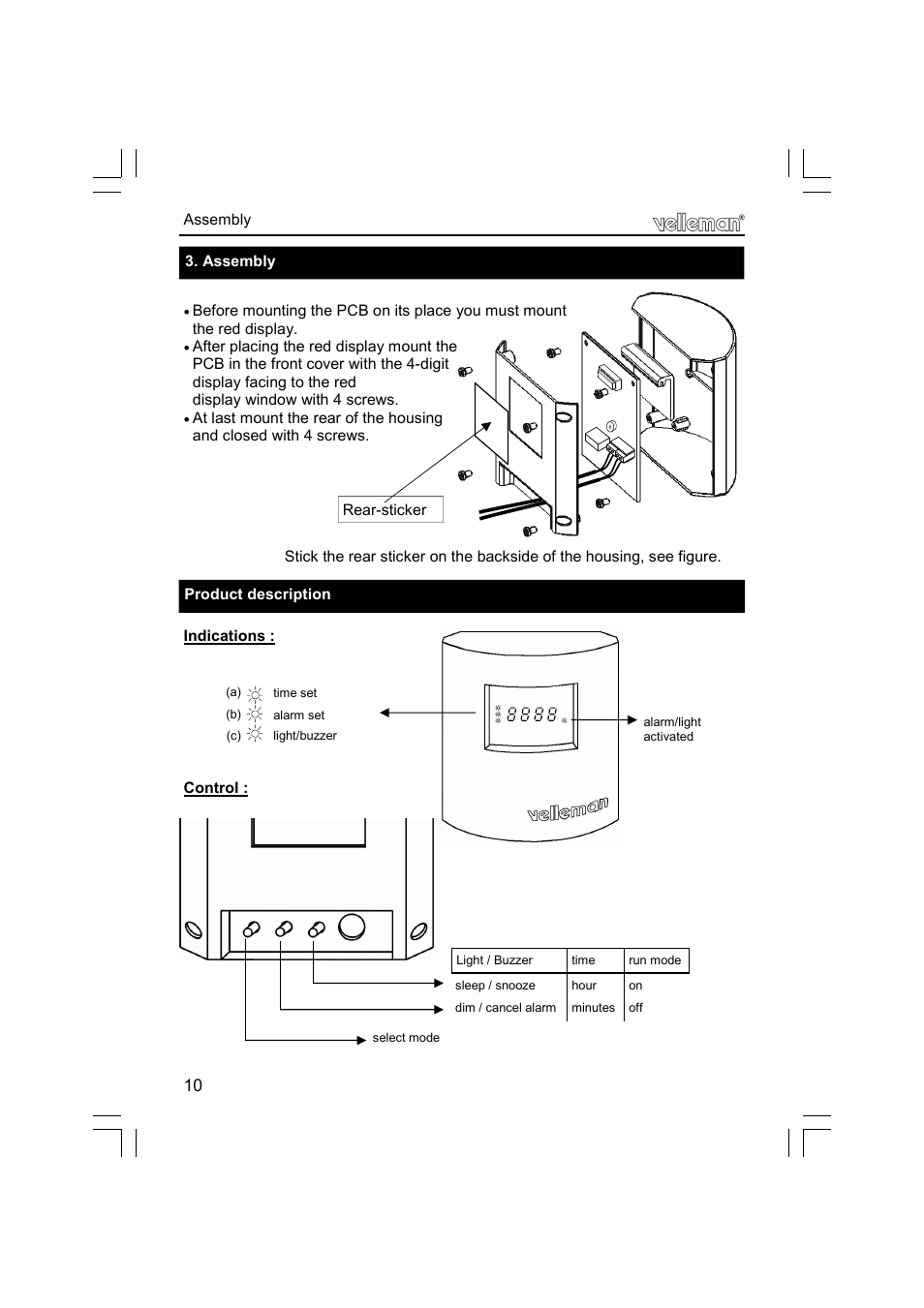 Velleman К8091 User Manual | Page 10 / 16