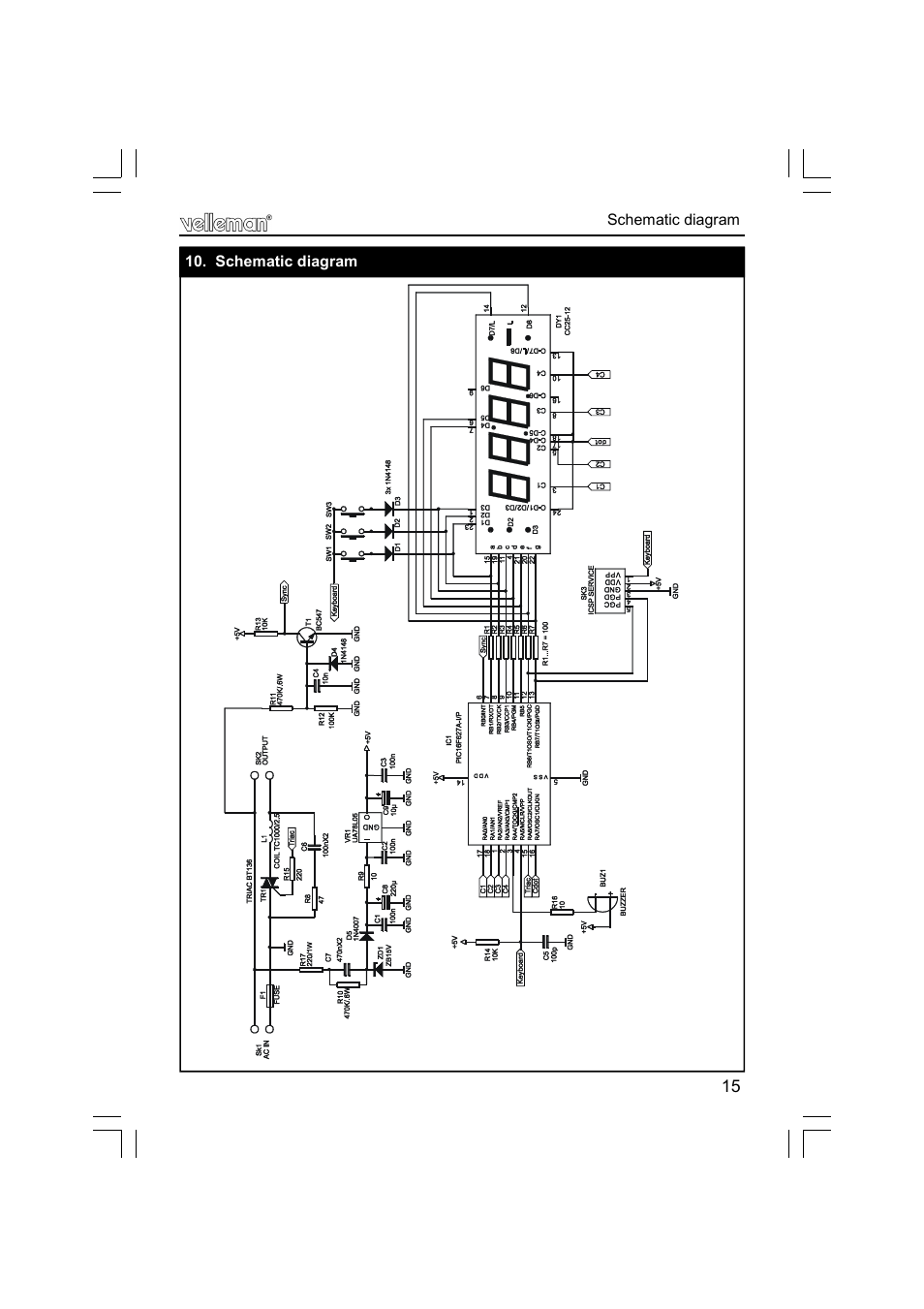 Velleman К8091 User Manual | Page 15 / 16