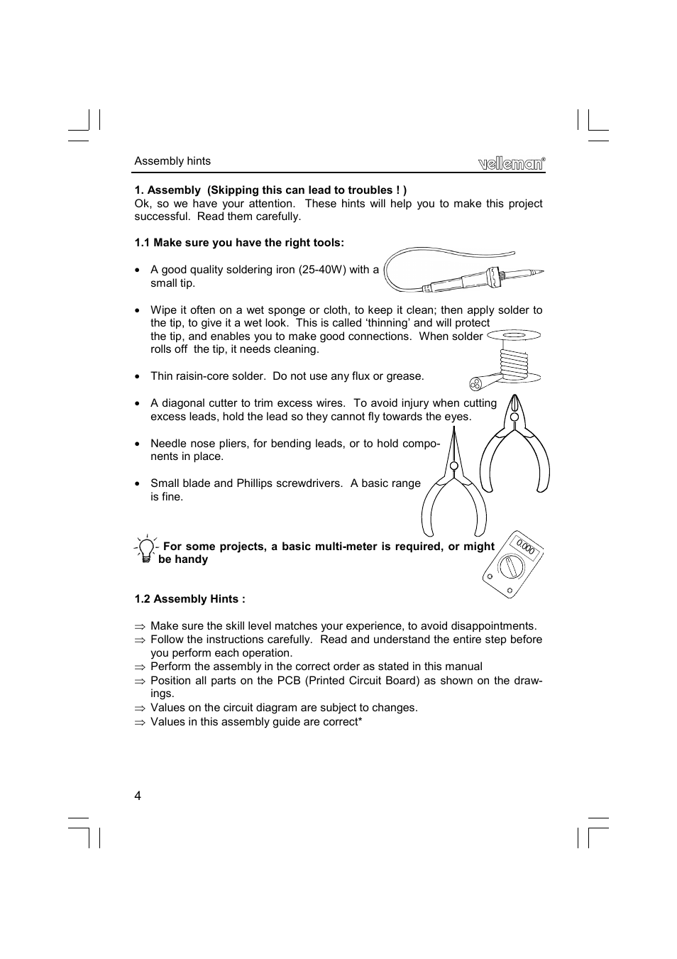 Velleman К8091 User Manual | Page 4 / 16