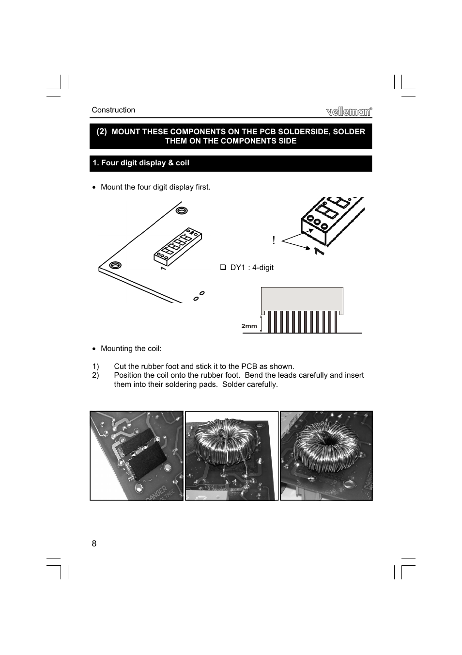 Velleman К8091 User Manual | Page 8 / 16