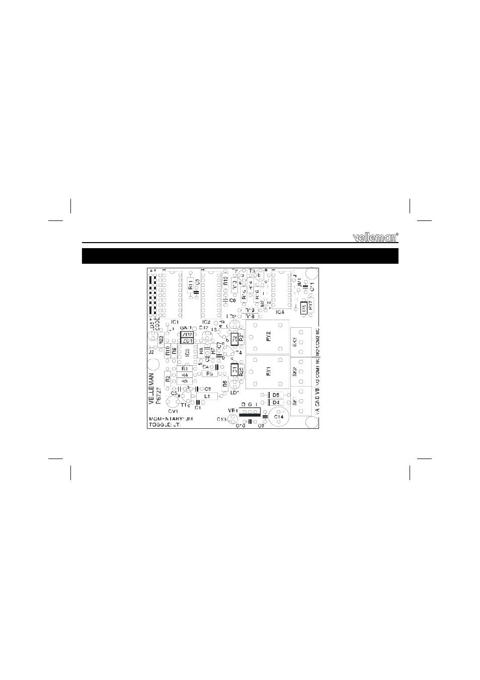 Velleman projects K6727 Assembly instructions User Manual | Page 14 / 16