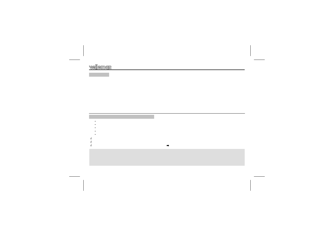 Velleman VM130 User Manual | Page 15 / 20