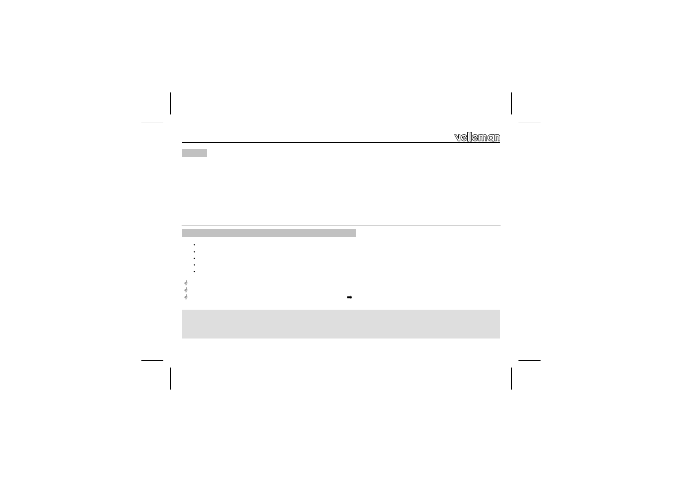 Velleman VM130 User Manual | Page 18 / 20