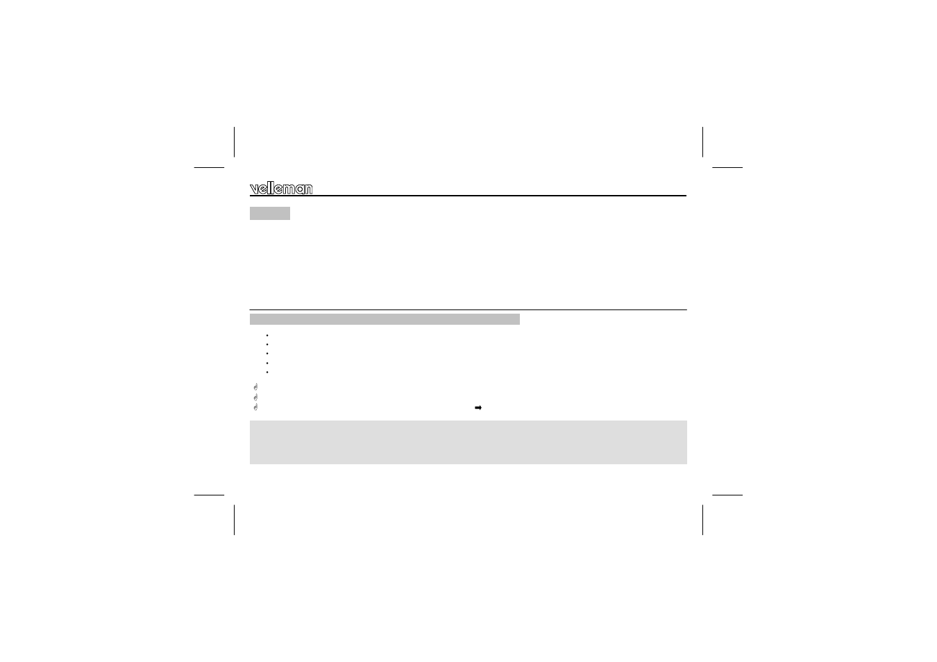 Velleman VM130 User Manual | Page 9 / 20