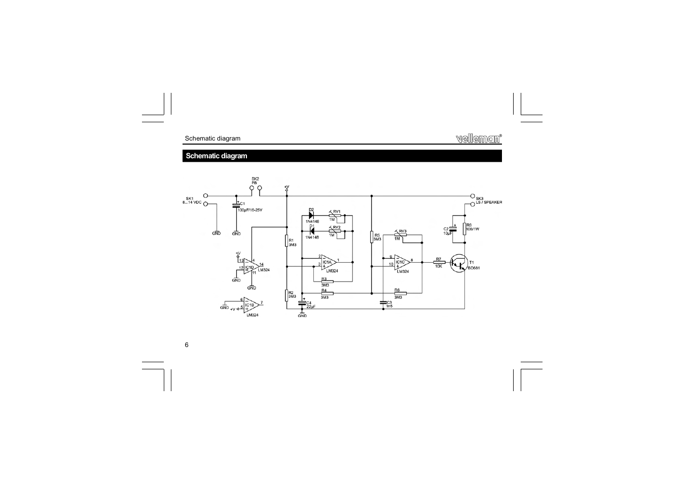 Velleman projects K2604 Assembly instructions User Manual | Page 6 / 8