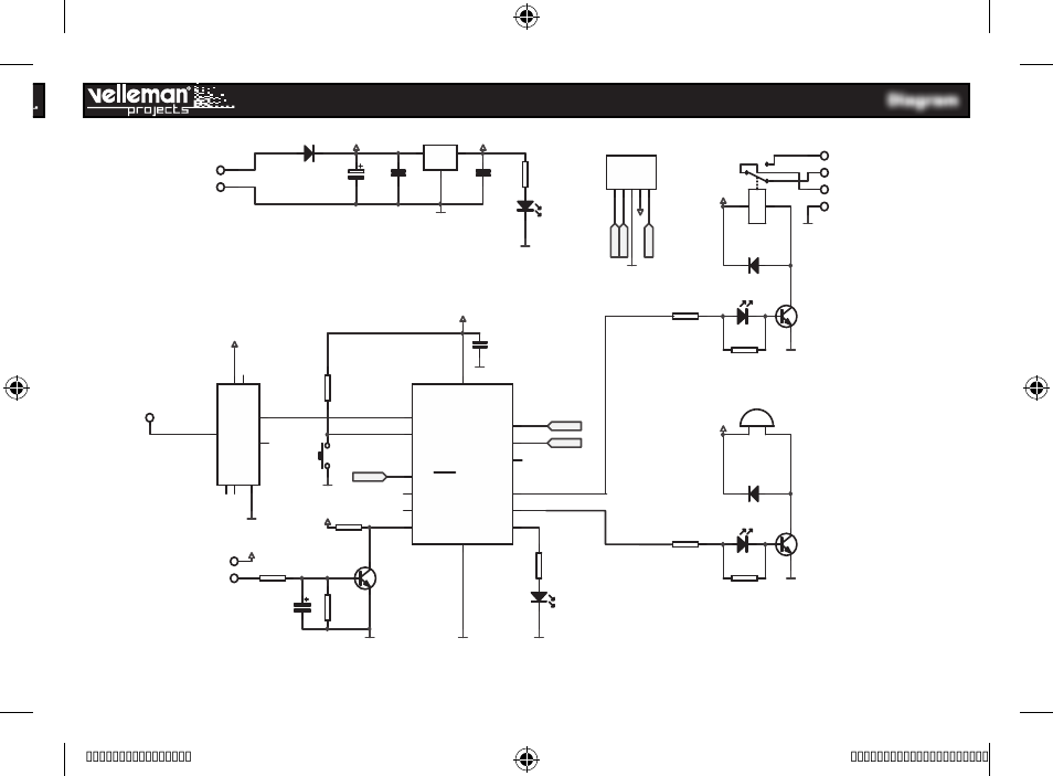 How to arm, Diagram | Velleman projects K8093 User manual User Manual | Page 13 / 16