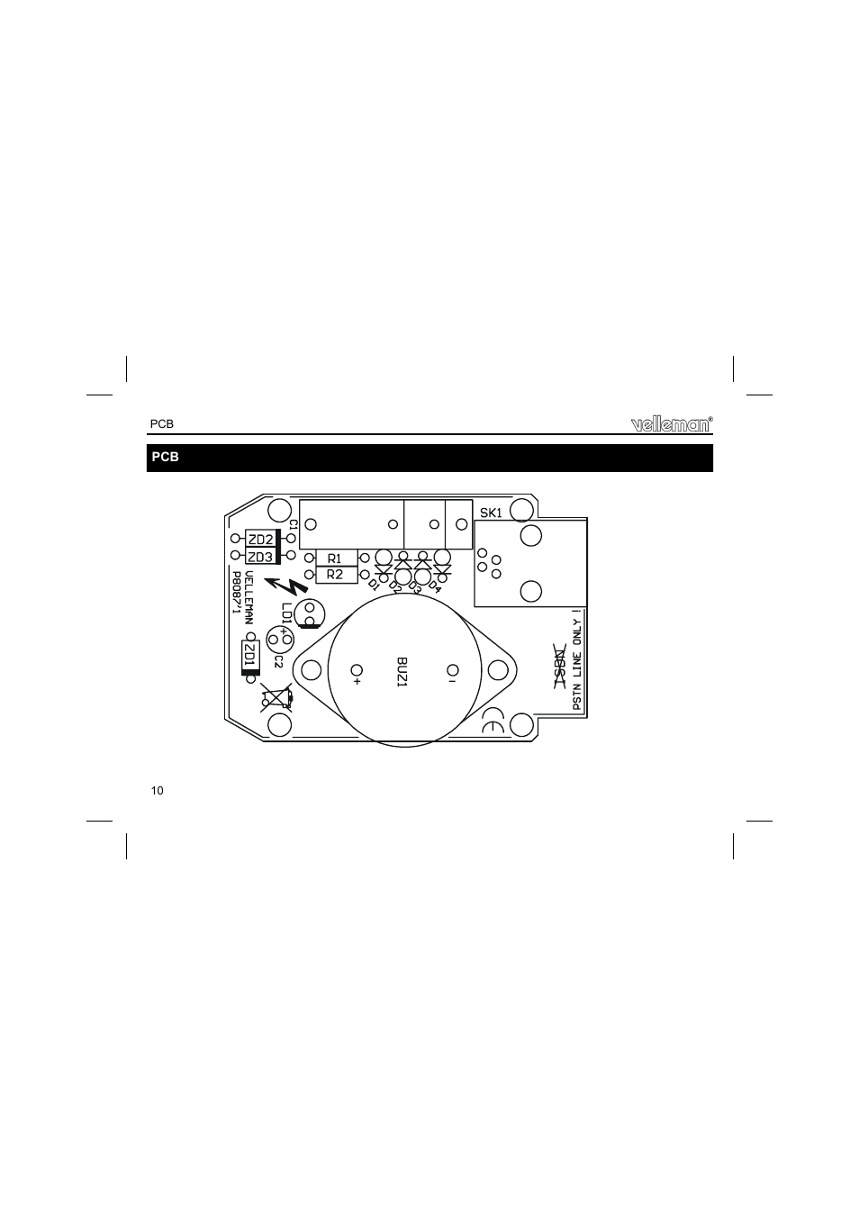 Velleman К8087 User Manual | Page 10 / 12