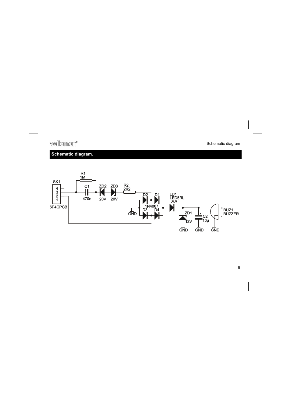 Velleman К8087 User Manual | Page 9 / 12