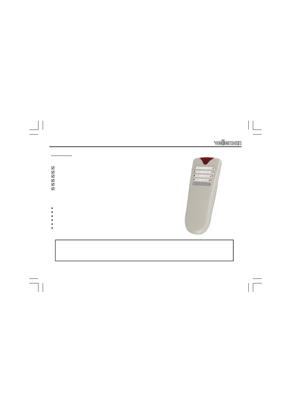 Velleman VM118r User Manual | Page 16 / 36
