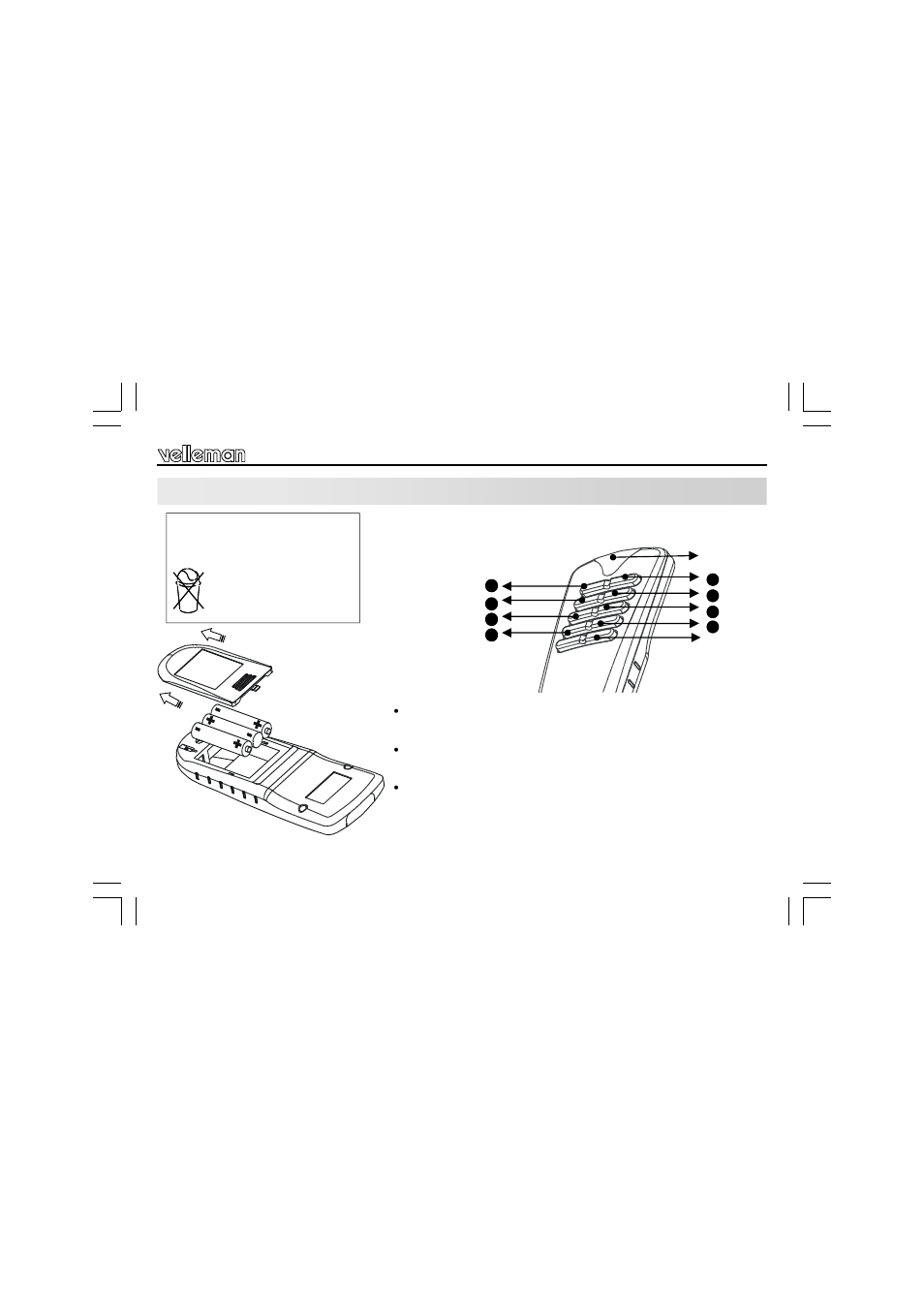 Selection du canal | Velleman VM118r User Manual | Page 17 / 36