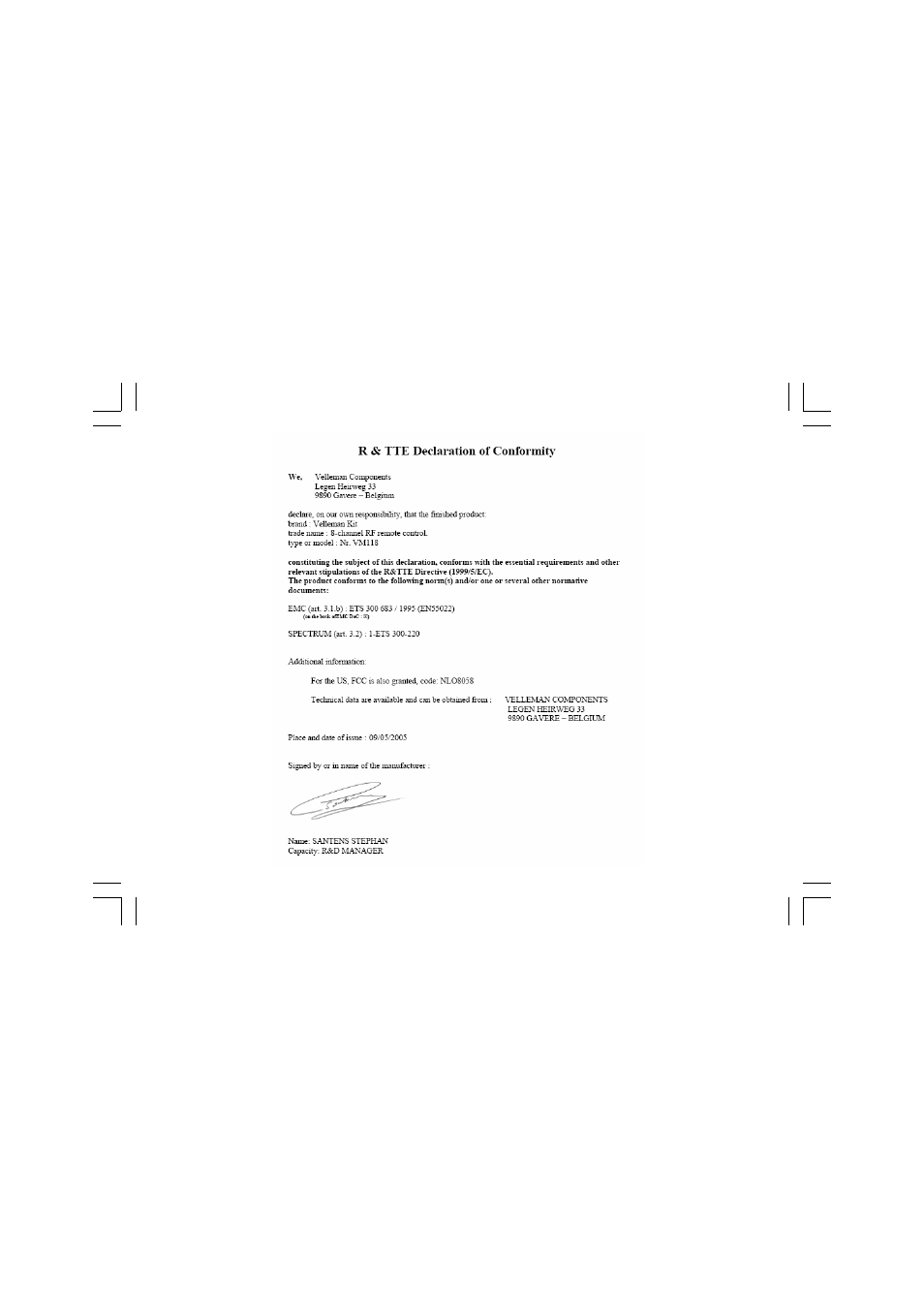 Velleman VM118r User Manual | Page 34 / 36