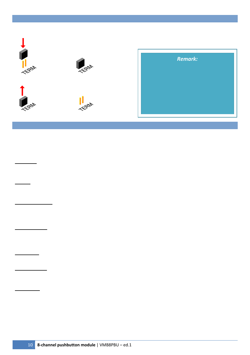 Remark | Velleman VMB8PBU User Manual | Page 10 / 12