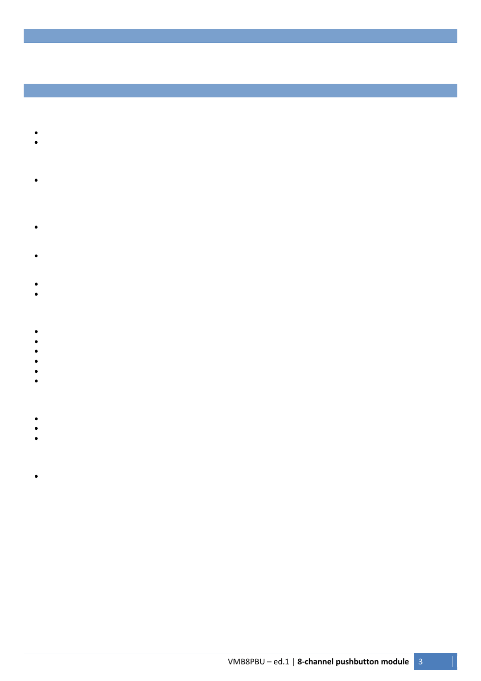 Velleman VMB8PBU User Manual | Page 3 / 12