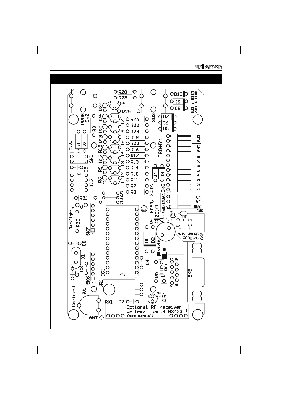 Velleman projects K8045 Assembly instructions User Manual | Page 18 / 20